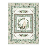 White Linen Christmas Centerfield Pattern - PTN3104